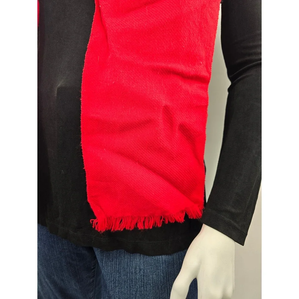 Red Y2K Scarves Resort Whimsy Goth Cottage Fairy Wraps Cozy Chic Scarf OS